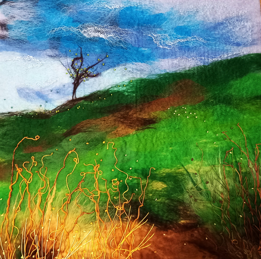 Yorkshire Landscape - Felted Picture Workshop_Just Makers