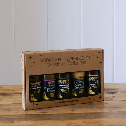 Yorkshire Rapeseed Oil Christmas Collection Box - Just Makers Yorkshire Rapeseed Oil