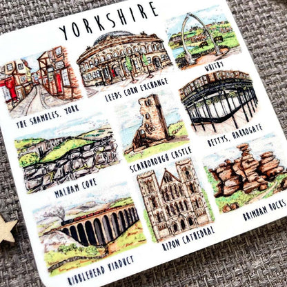 Yorkshire Scenes Coaster - HD Designs_Just Makers
