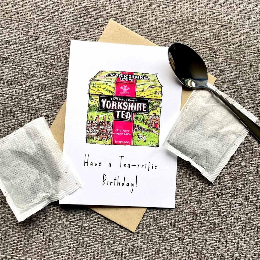 Yorkshire Tea Birthday Card - HD Designs - Just Makers HD Designs