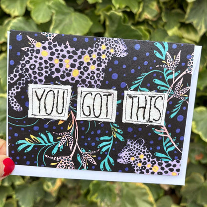 You Got This Greeting Card - Chloe Reanne Embroidery_Just Makers