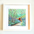 A Bimble Through the Bluebells Framed Original Painting - Nikky Corker_Just Makers