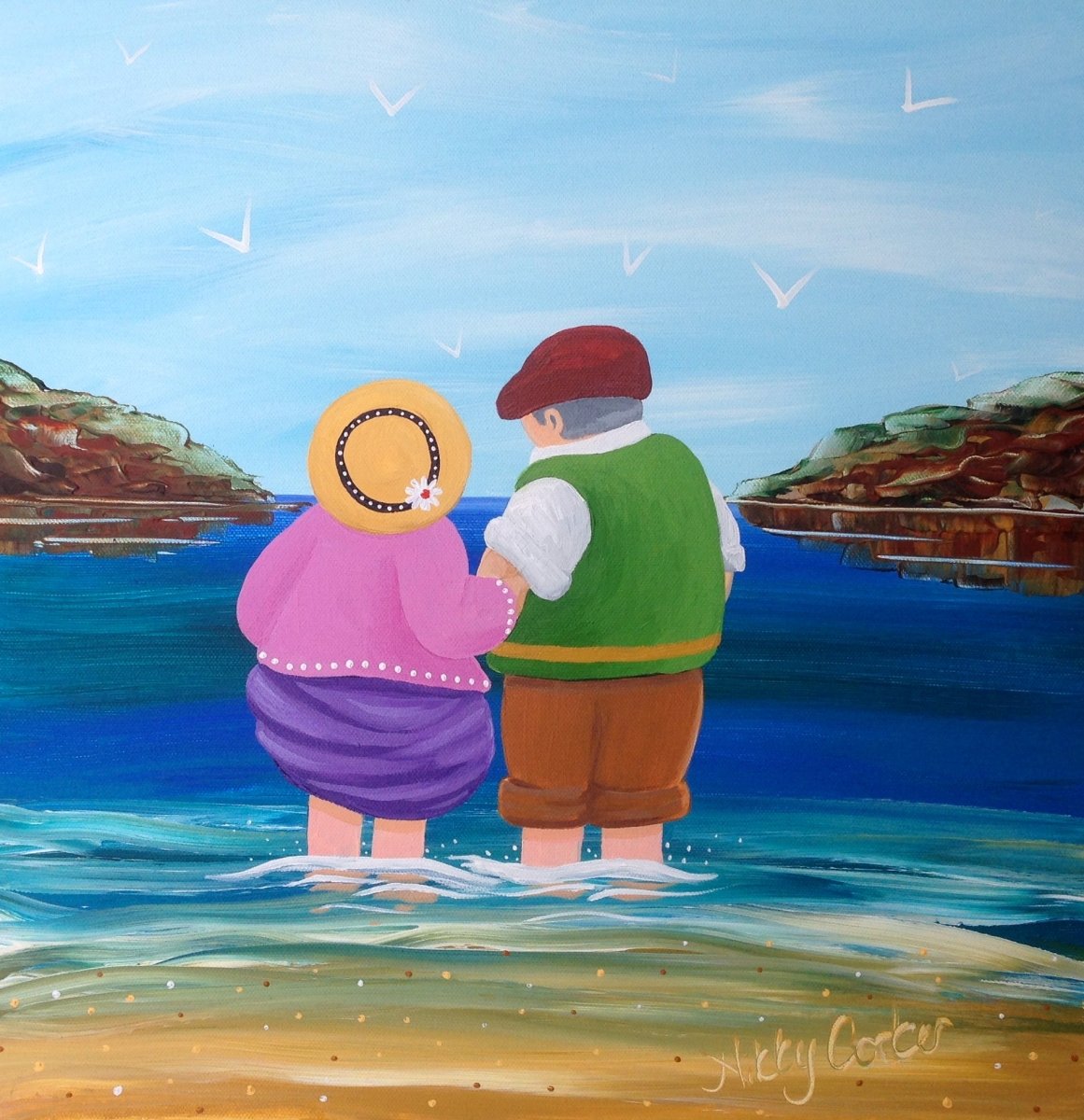 A Perfect Day for a Paddle Mounted Print - Nikky Corker_Just Makers