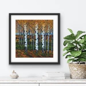 Autumn Days Giclee Mounted Print Unframed - Sarah Jane Nicholls_Just Makers