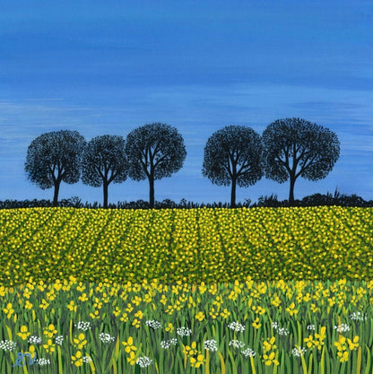 Beneath the Blue Original Painting - Sarah Jane Nicholls_Just Makers