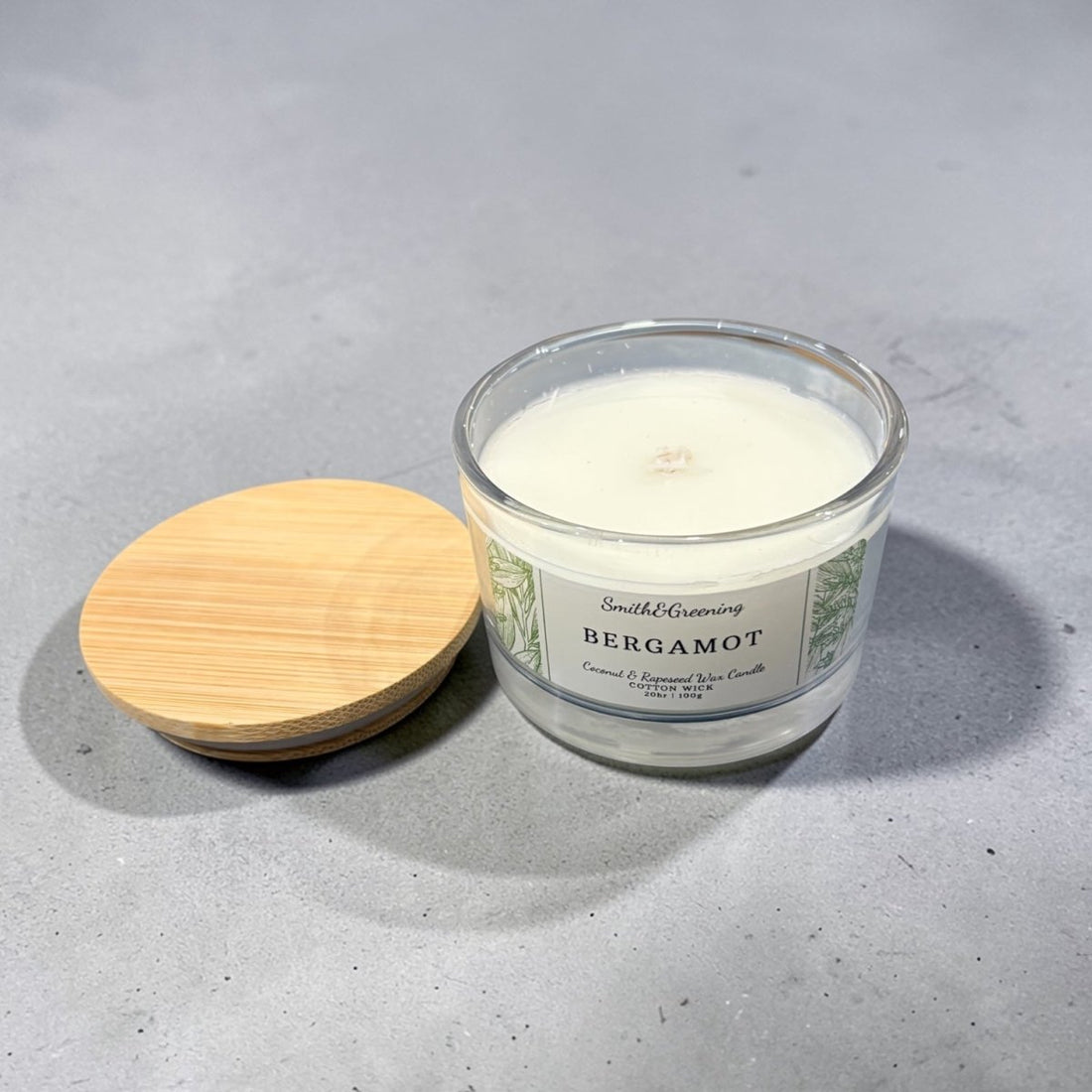 Bergamot Small Candle - Smith and Greening_Just Makers