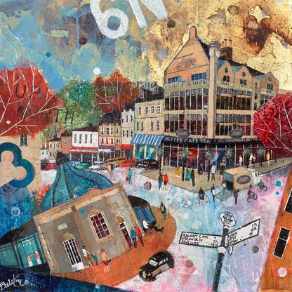 Bettys Tea Room Harrogate Mounted Print - Richard Burel_Just Makers