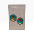 Bird Gold Drop Earrings Green - Nancy Jones_Just Makers