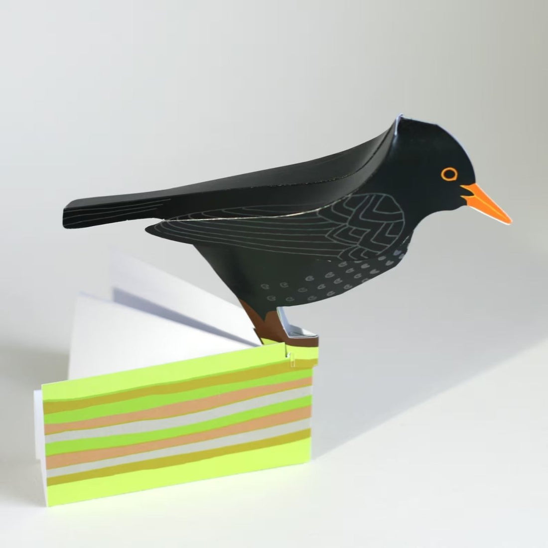 Blackbird Pop - Up 3D Card - Just Makers Faye Stevens - Merryday Studio