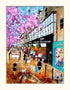 Blossoms Ilkley Mounted Print - Richard Burel_Just Makers
