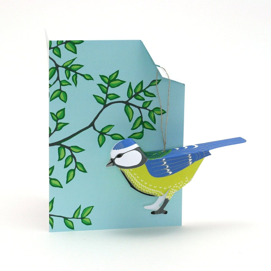 Blue - Tit Pop - Up 3D Card &amp; Decoration - Just Makers Faye Stevens - Merryday Studio