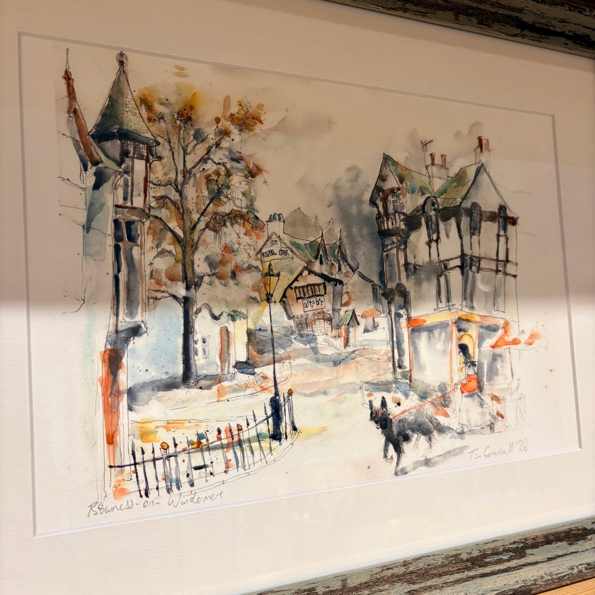Bowness on Windermere Framed Giclee Print - Tim Gomersall Art_Just Makers