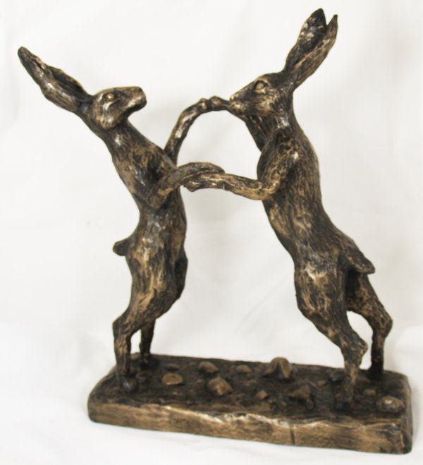 Boxing Hares Large – John Rattenbury_Just Makers