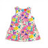 Bright Flower and Peach Reversible Dress 4-5 Years - Jumplings Clothes_Just Makers