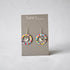 Bubble Gum Disc Bird Earrings - Nancy Jones_Just Makers