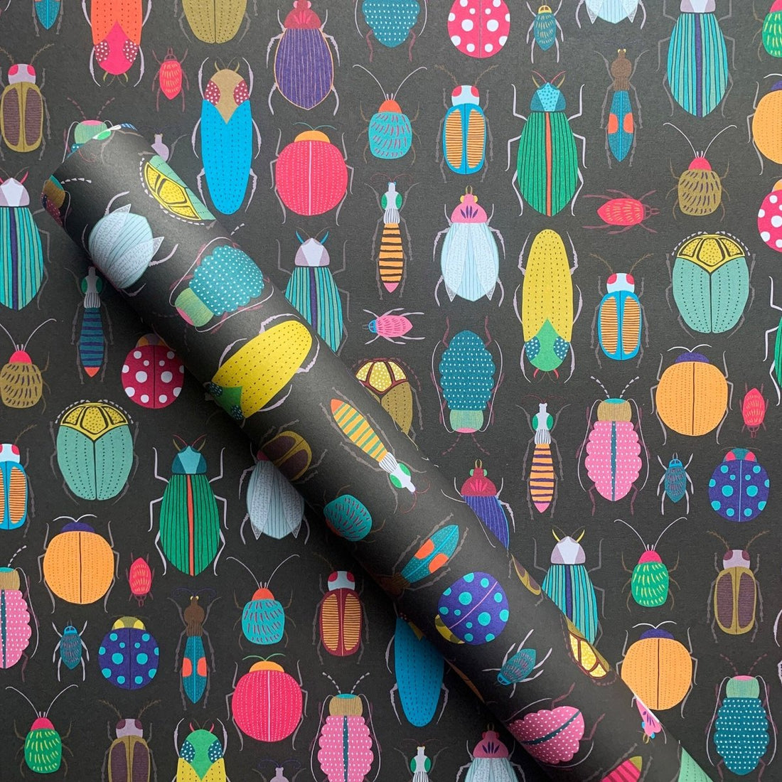 Bugs and Beetles Wrapping Paper - Maggie Magoo Designs_Just Makers
