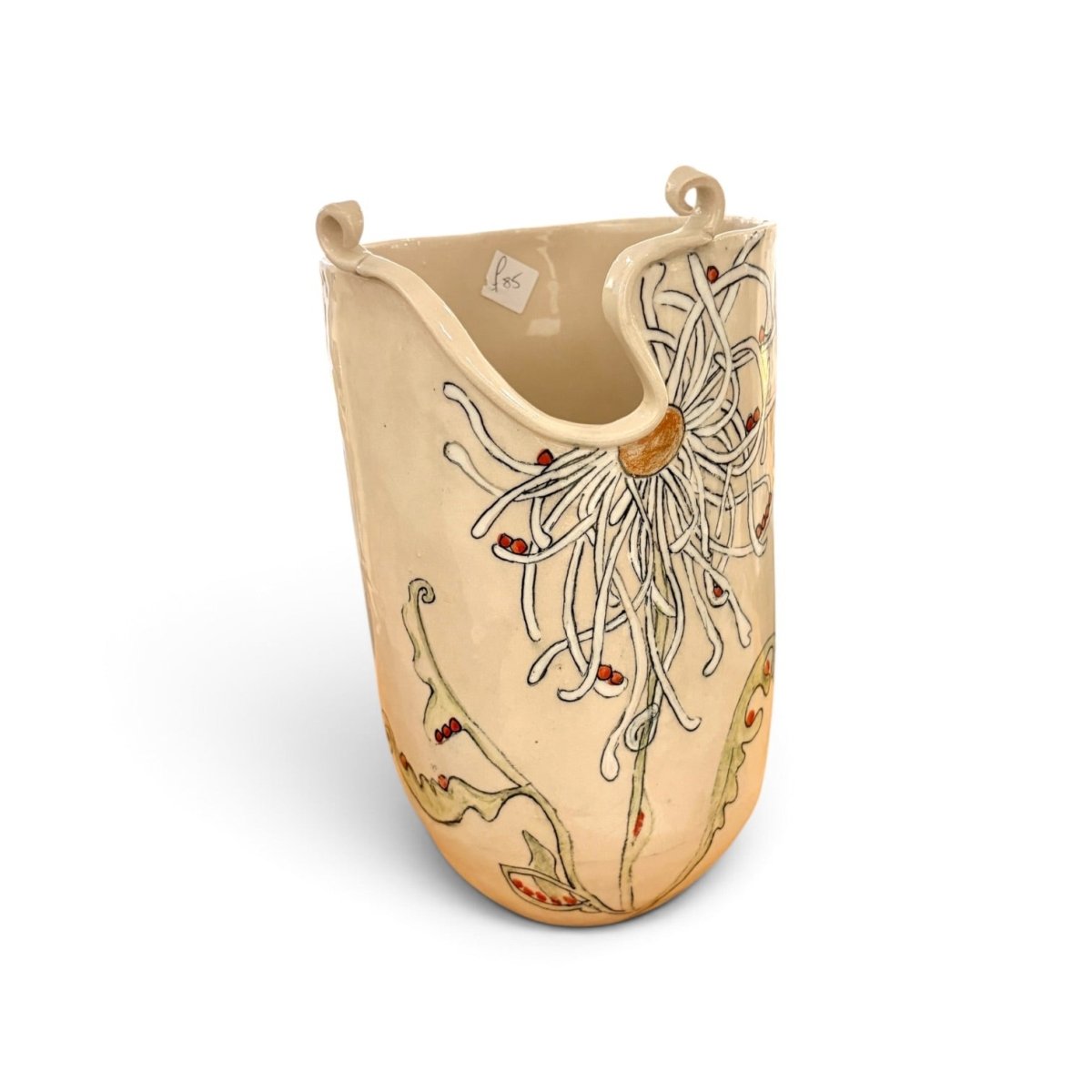Bursting Out Vase - Kissed Frog Ceramics_Just Makers