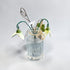 Ceramic and Wire Snowdrops Mini Vase - Jenny Blue Art_Just Makers
