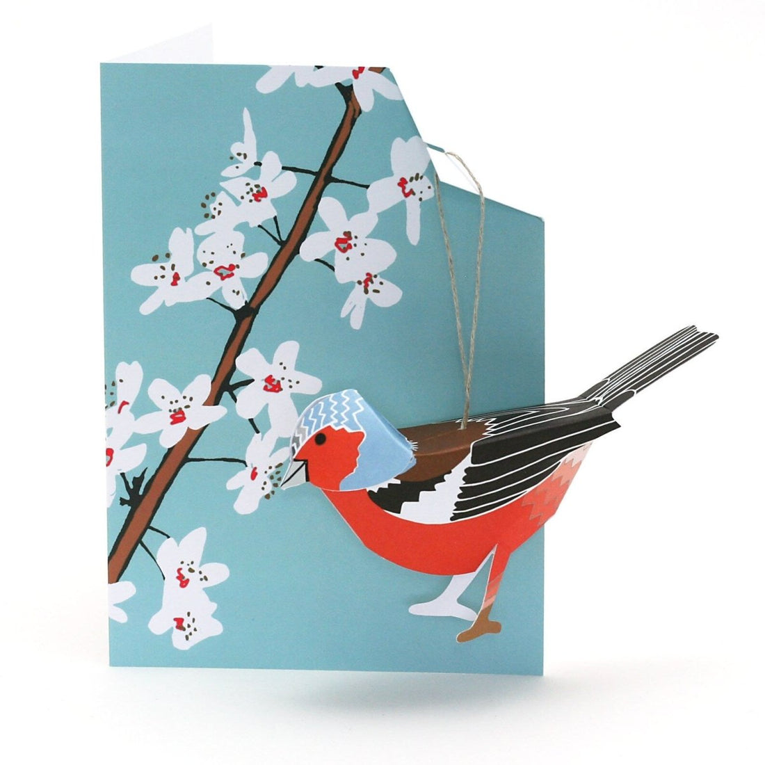 Chaffinch Pop - Up 3D Card &amp; Decoration - Just Makers Faye Stevens - Merryday Studio