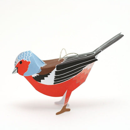 Chaffinch Pop - Up 3D Card &amp; Decoration - Just Makers Faye Stevens - Merryday Studio