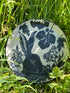 Hare in foliage stoneware plate by Yorkshire ceramic artist Ciara McClarence