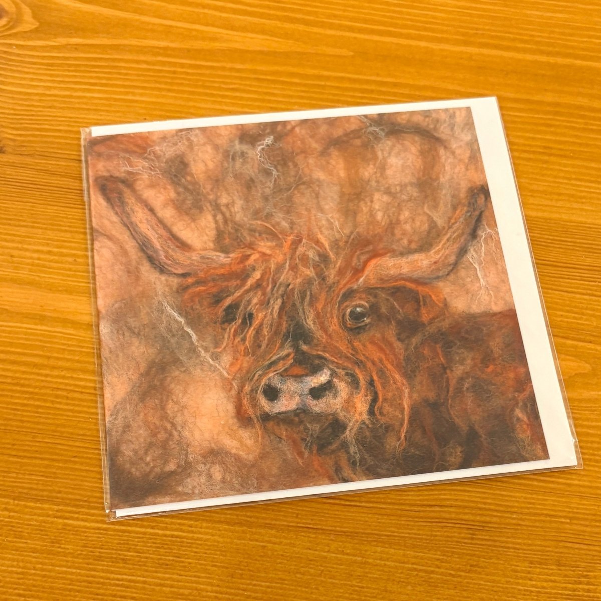 Cow Greeting Card - Pam Chilton_just makers