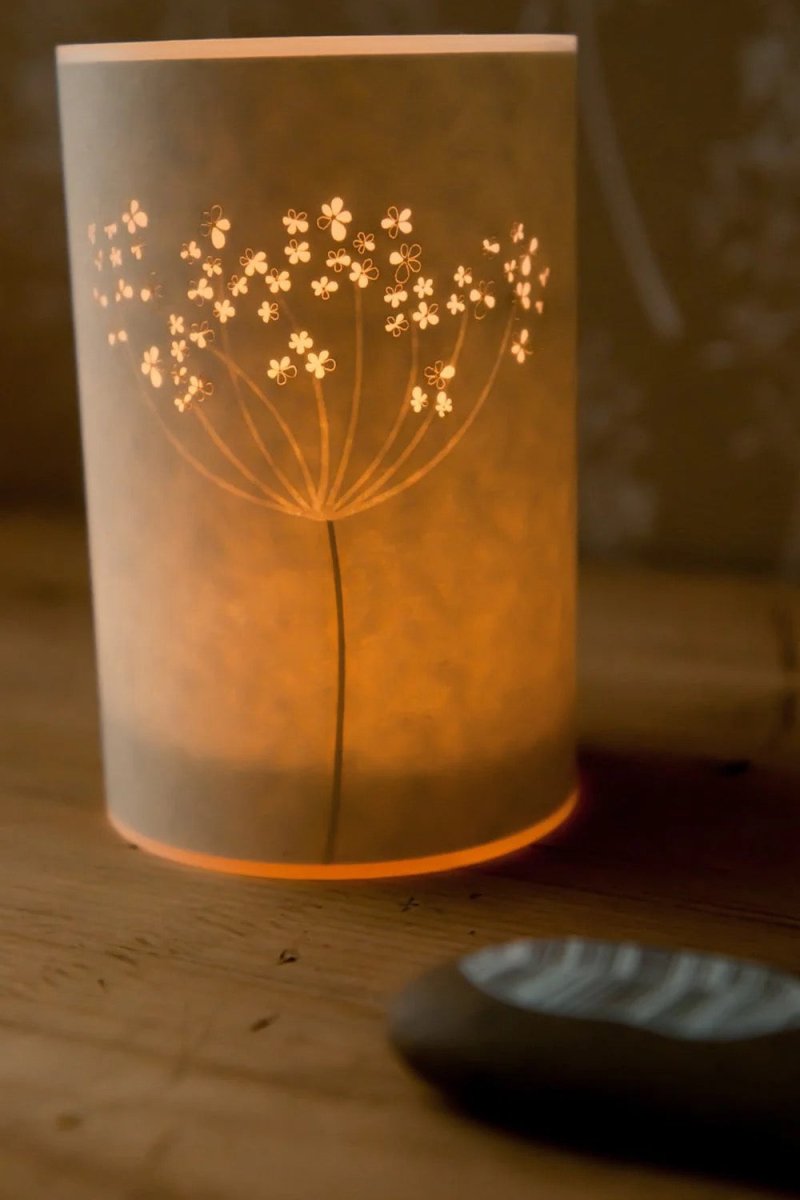 Cow Parsley Candle Cover - Hannah Nunn_Just Makers