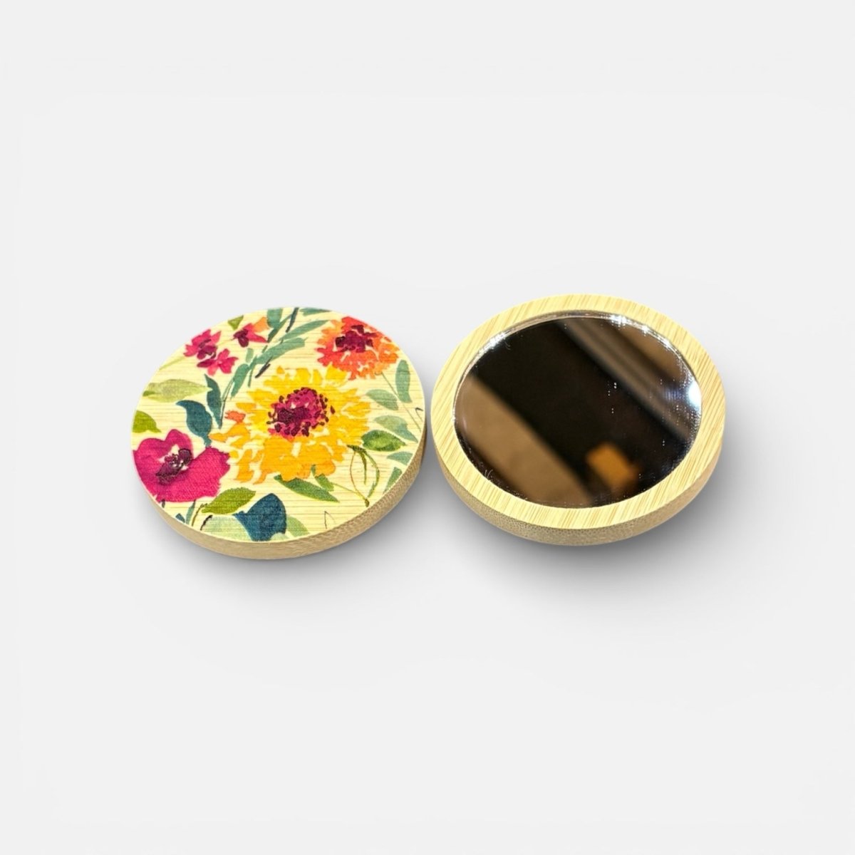 Decoupage Design Handbag Mirror - Sarah Tustin_Just Makers