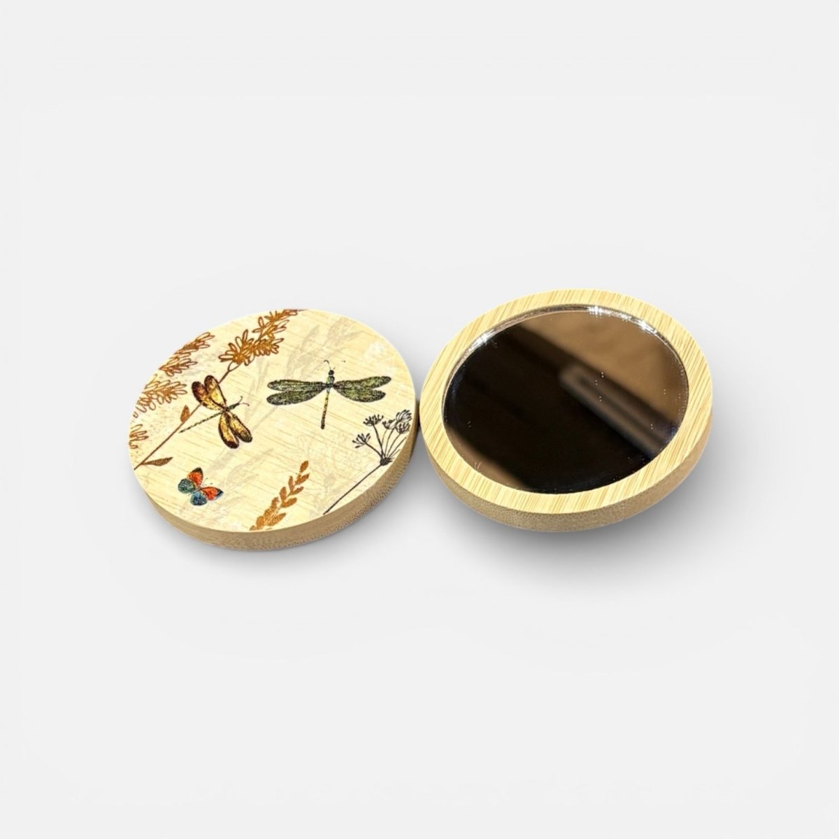 Decoupage Design Handbag Mirror - Sarah Tustin_Just Makers