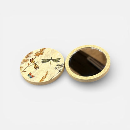 Decoupage Design Handbag Mirror - Sarah Tustin_Just Makers