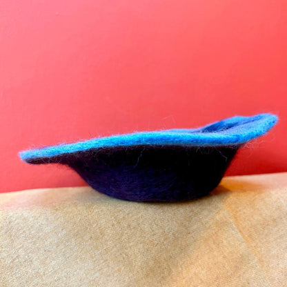 Fishbowl in Blue Felt Sculpture - Felts by Hannah_Just Makers