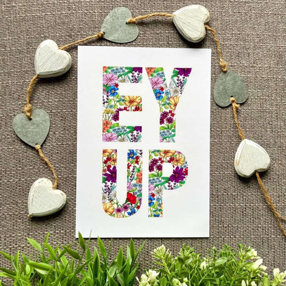 Floral EY UP A5 Print - HD Designs_just Makers