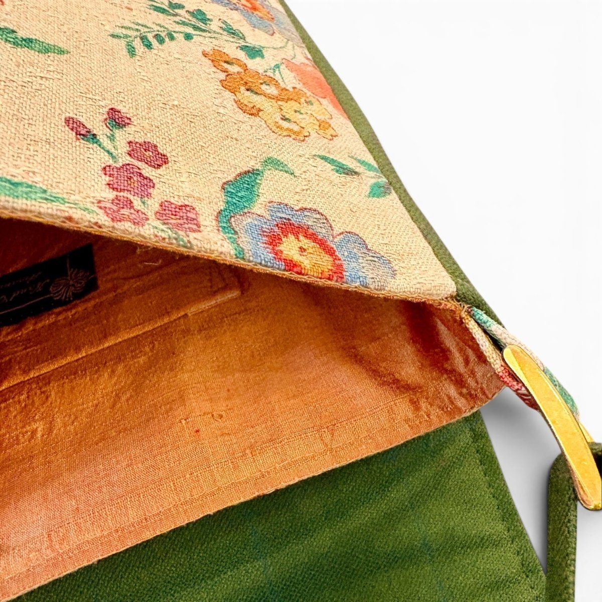 Floral Linen Handbag - Amanda Scott_Just Makers