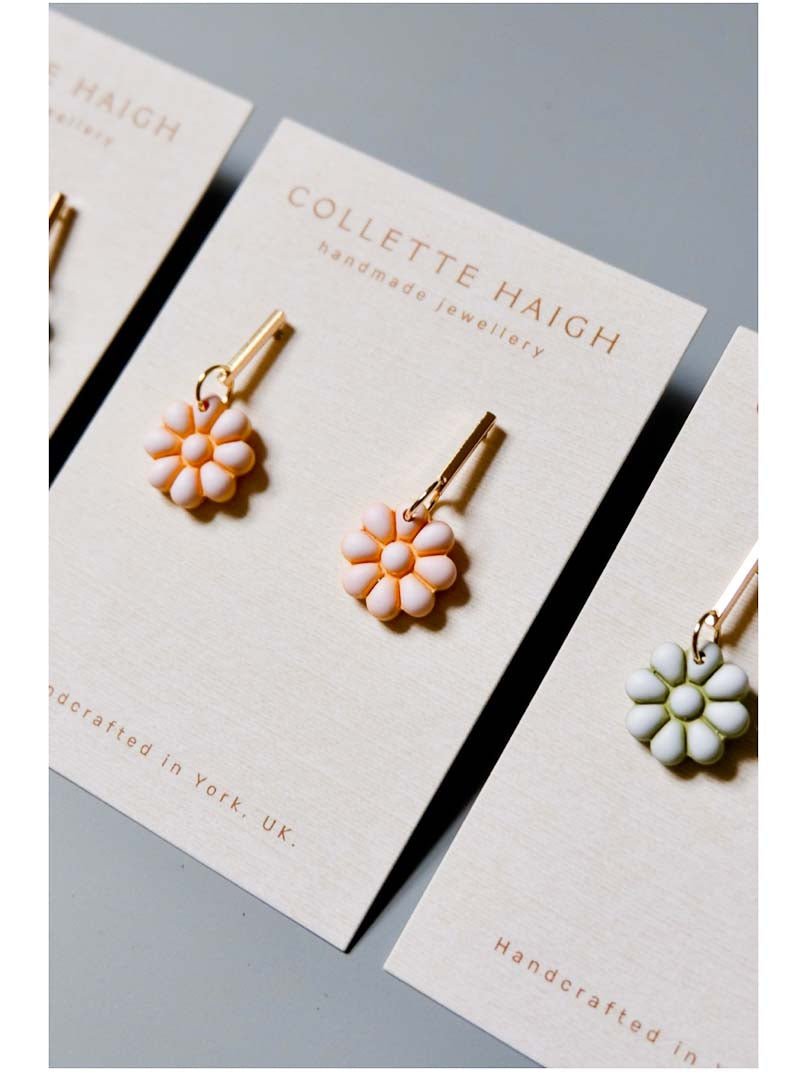 Flower Drop Earrings - CH Handmade_Just Makers