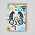 Folk Cats Greeting Card - Maggie Magoo Designs_Just Makers