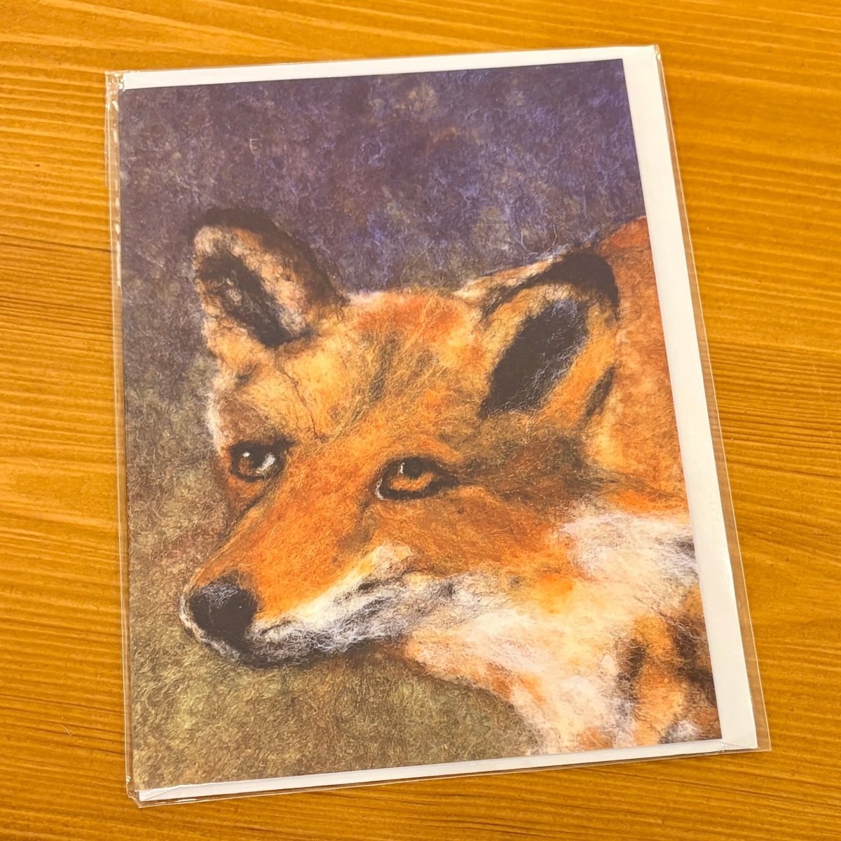 Fox Greeting Card - Pam Chilton_just makers