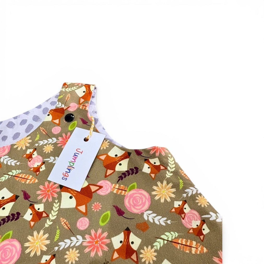 Fox Reversible Dress 4-5 Years - Jumplings Clothes_Just Makers