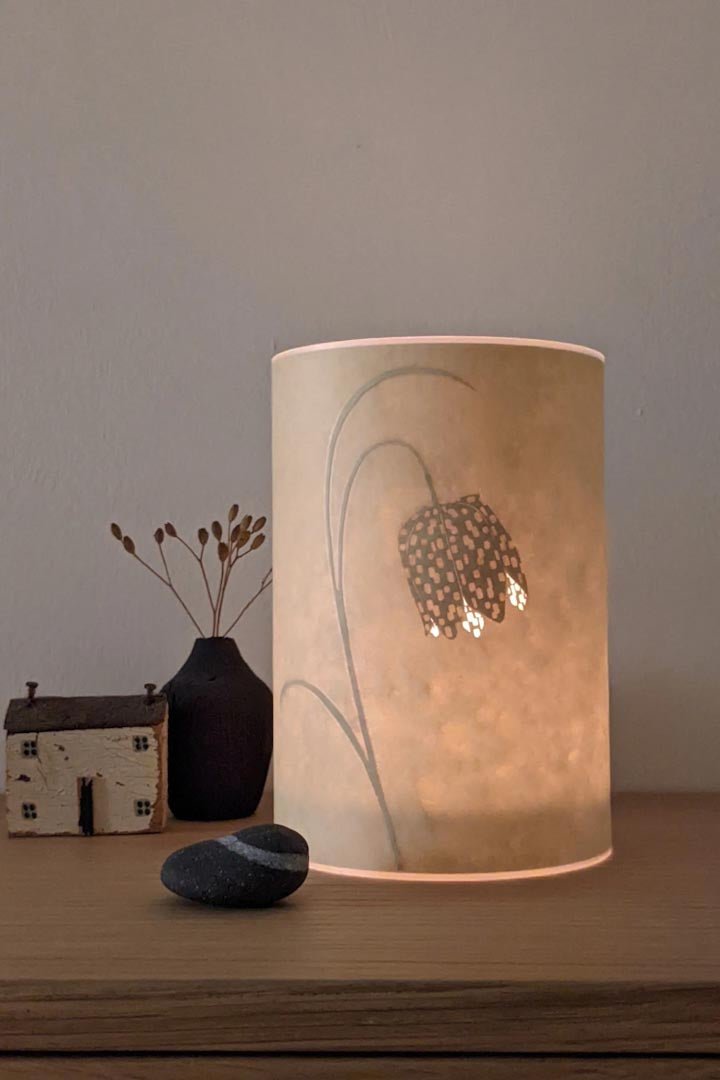 Fritillary Candle Cover - Hannah Nunn_Just Makers