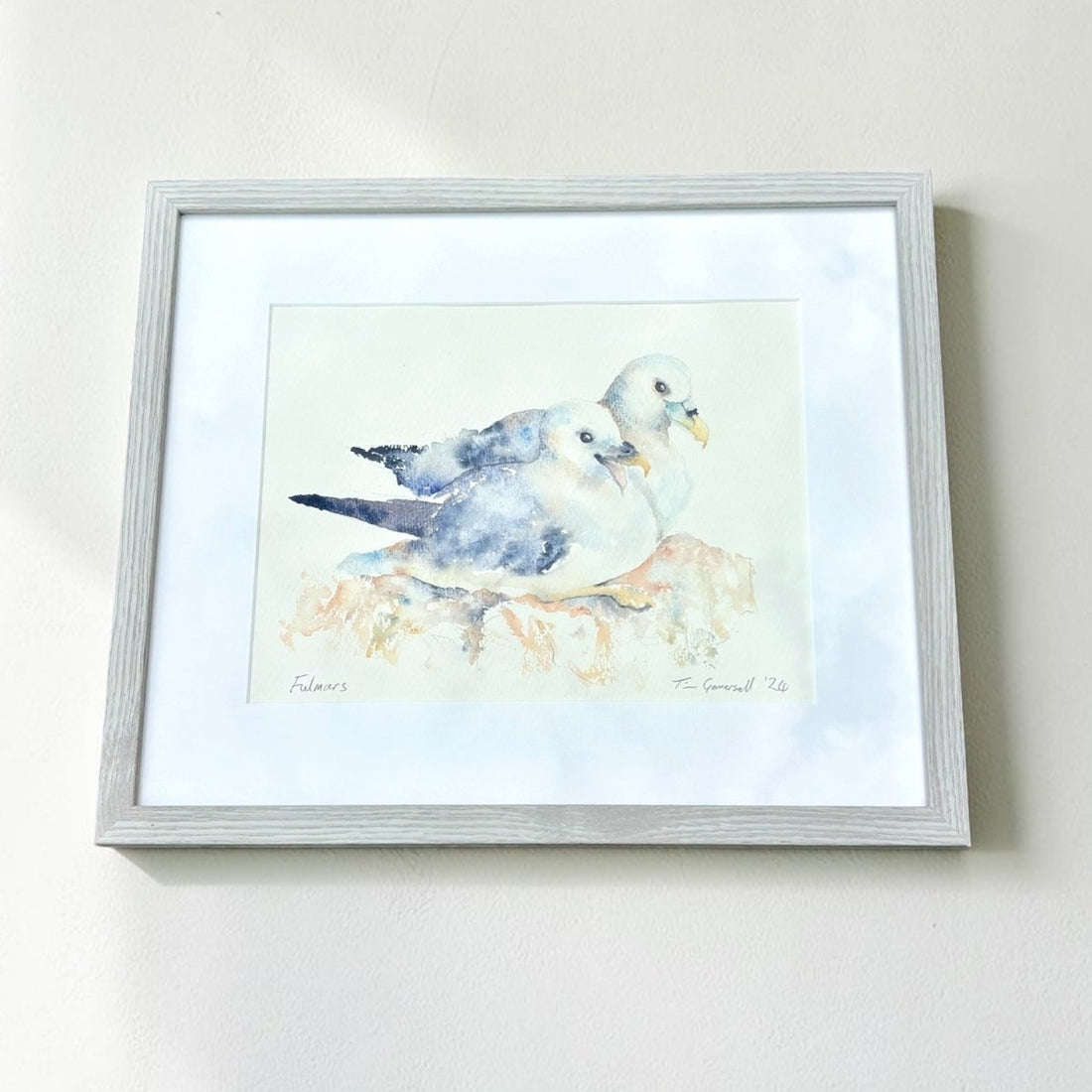 Fulmars Original Artwork - Tim Gomersall Art_Just Makers
