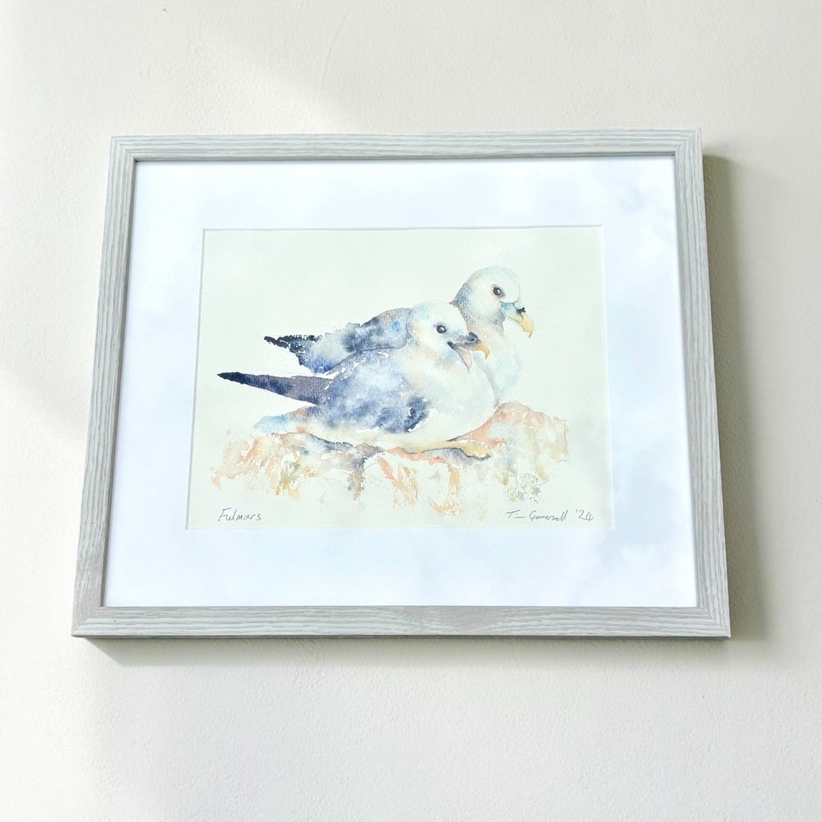 Fulmars Original Artwork - Tim Gomersall Art_Just Makers
