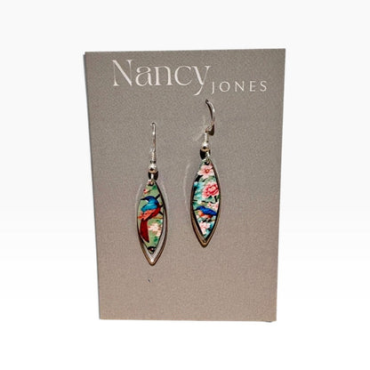 Fusion Marquis Pastel Bird Earrings - Nancy Jones_Just Makers
