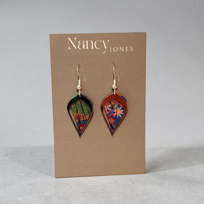 Fusion Silver Petal Earrings - Nancy Jones_just makers