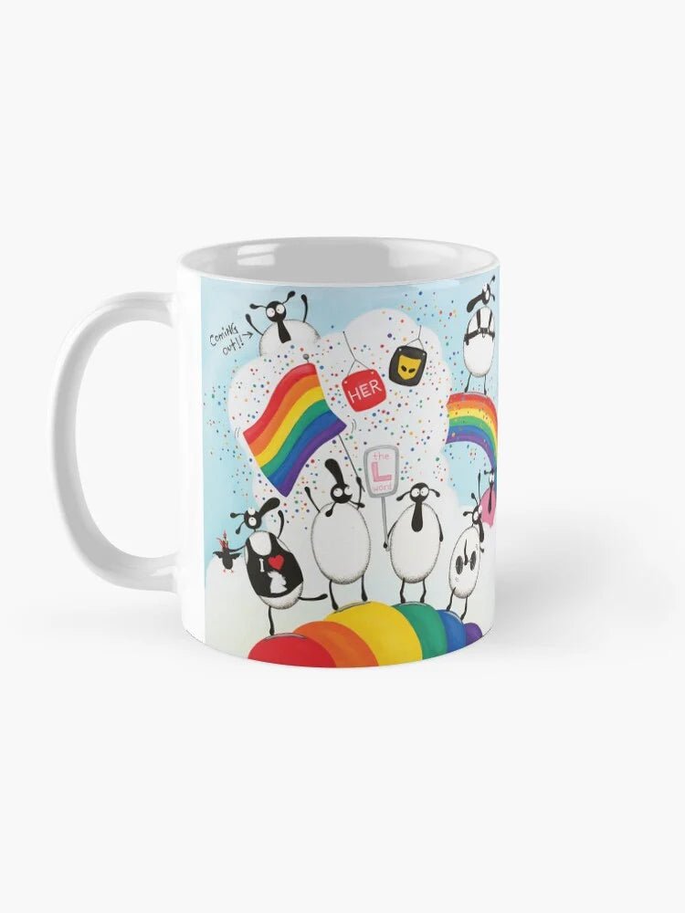 Gays and Baasexuals Ceramic Mug - Mervyn Tay Art_Just Makers