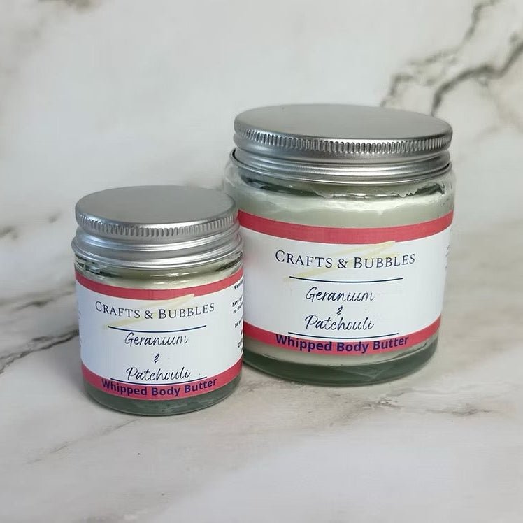 Geranium and Patchouli Body Butter - Crafts and Bubbles_Just Makers