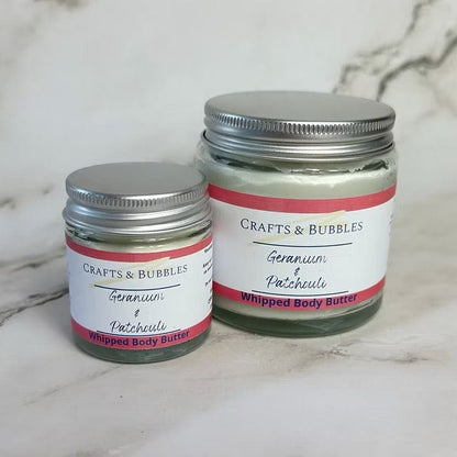Geranium and Patchouli Body Butter - Crafts and Bubbles_Just Makers