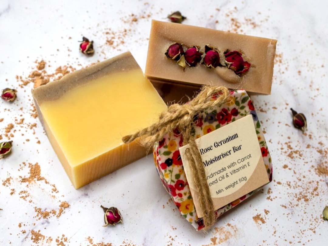 Geranium Soaps Gift Set - Just Makers Wharfedale Soaps