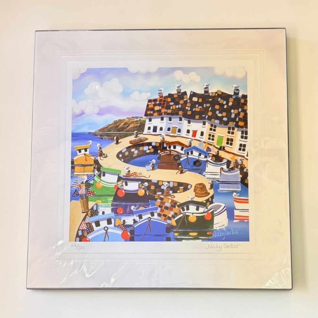Gulls Galore Ltd Edition Giclee Print - Nikky Corker_Just Makers