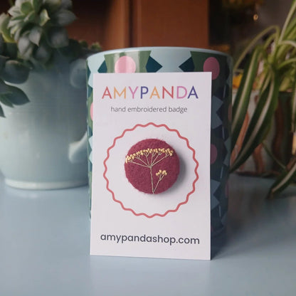 Hand_Embroidered_Floral_Badge_-_AmyPanda_Just Makers