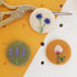Hand Embroidered Set of 3 Badges - AmyPanda_Just Makers1