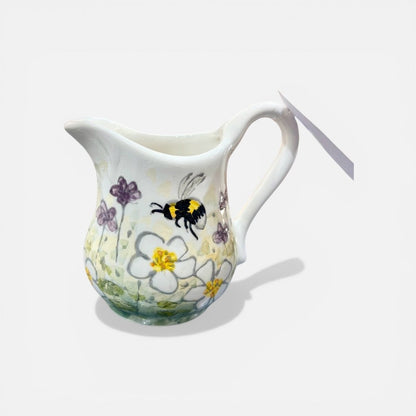 Hand Painted Daisy Small Jug  - Jenny Blue Art_Just Makers